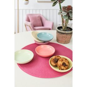 Keramika Mix Soft Halka 13 cm 6 Adet Çerezlik Sosluk