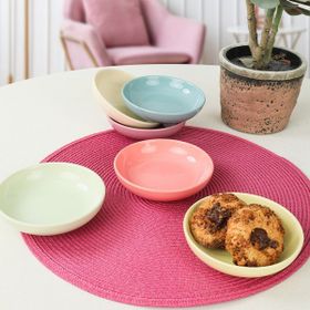 Keramika Mix Soft Halka 13 cm 6 Adet Çerezlik Sosluk