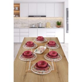 Keramika Nordic Frambuaz 25 Parça 6 Kişilik Yemek Takımı
