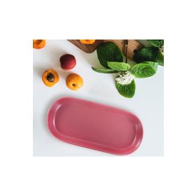 Keramika Noyan Gül Kurusu 26 cm Kayık Tabak