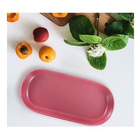 Keramika Noyan Gül Kurusu 26 cm Kayık Tabak