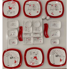 Keramika Peri Masalı 30 Parça Kahvaltı Takımı