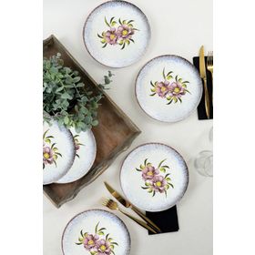 Keramika Polya 22 cm 6 Adet Nordic Tabak