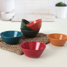 Keramika Rainbow Hitit 14 cm 6 Adet Çorba Kasesi Seti
