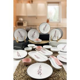 Keramika Sakura 25 Parça 12 Kişilik Kahvaltı Takımı