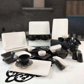 Keramika Siera 37 Parça 6 Kişilik Krem Kahvaltı Takımı