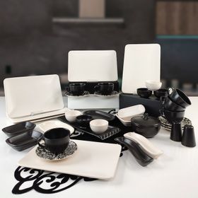 Keramika Siera 37 Parça 6 Kişilik Krem Kahvaltı Takımı