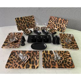 Keramika Siera Leopar 33 Parça Kahvaltı Seti