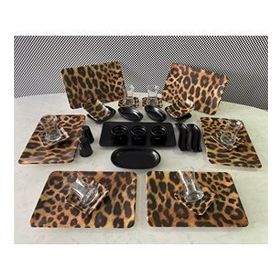 Keramika Siera Leopar 33 Parça Kahvaltı Seti