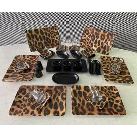 Keramika Siera Leopar 33 Parça Kahvaltı Seti