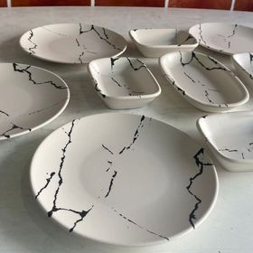 Keramika ST101106F021A0000000AZ10006 Bulut Parça 8 cm Mat Transparan Beyaz Kase