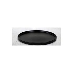 Keramika Stackable Mat Siyah 27 CM Servis Tabağı