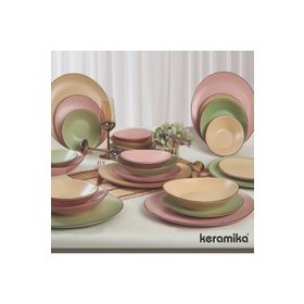 Keramika Stella 6 Kişilik 24 Parça Yemek Takımı