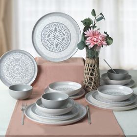 Keramika Stone Nordic 24 Parça 6 Kişilik Yemek Takımı