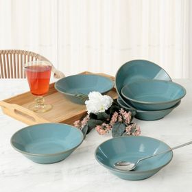 Keramika Turkuaz Granit Hitit 18 cm 6 Adet Yemek Tabağı