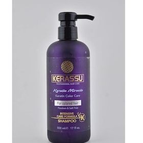 Kerassu 500 ml Boyalı Saçlar İçin Tuzsuz Keratin Şampuanı