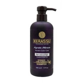 Kerassu 500 ml Boyalı Saçlar İçin Tuzsuz Keratin Şampuanı