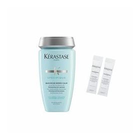 Kerastase Bain Riche Dermo-Calm Kuru Saçlar için 250 ml Şampuan + 2x10 ml Saç Banyosu Öncesi Kil Maskesi 2'li Bakım Seti