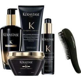 Kerastase Chronologiste Havyar Özlü Pre-Cleanse 200 ml Maske 200 ml Krem 150 ml Bakım Yağı 100 ml Canlandırıcı Bakım Seti