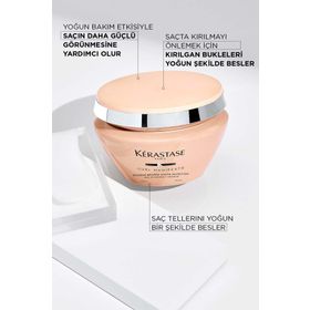 Kerastase Curl Manifesto Kıvırcık Saçlar İçin 200 ml Yoğun Nemlendirici ve Besleyici Saç Bakım Masekesi