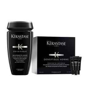 Kerastase Densifique Homme Yoğunlaştırıcı Bakım Kürü 30x6 ml + 250 ml Bain Densite Homme Şampuan
