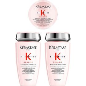Kerastase Genesis Bain Nutri-Fortifiant 2x250 ml Şampuan+75 ml Masque Reconstituant Saç Maskesi