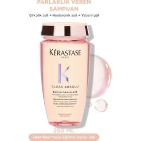 Kerastase Gloss Absolu Bain Hydra-Glaze Elektriklenmeye Eğilimli Saçlar 250 ml Parlaklık Veren Şampuan