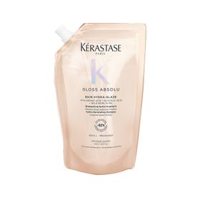 Kerastase Gloss Absolu Bain Hydra-Glaze Elektriklenmeye Meyilli Uzun Saçlar İçin 500 ml Yeniden Doldurulabilir Şampuan Paketi
