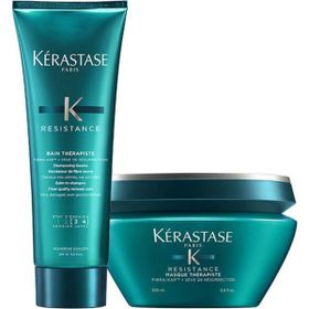 Kerastase Resistance Bain Therapiste 250 ml Şampuan+Resistance Masque Therapiste 200 ml Saç Maskesi