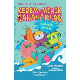 Kerem İle Minik Canavarlar / Canavarlar Havuzda / Zanna Davidson / İş Bankası Yayınları