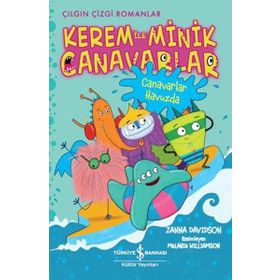 Kerem İle Minik Canavarlar / Canavarlar Havuzda / Zanna Davidson / İş Bankası Yayınları