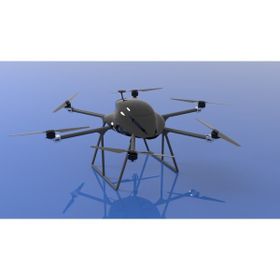 Kernel Dynamics Kuark V2 Endüstriyel Siyah Drone