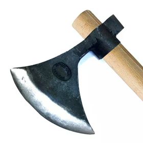 Keserli Saplı Büyük Ay Balta 90 Cm Dövme Çelikten