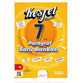 Keşfet Serisi 7. Sınıf Paragraf Soru Bankası - Günay Yayınları