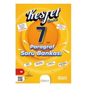 Keşfet Serisi 7. Sınıf Paragraf Soru Bankası - Günay Yayınları