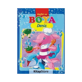 Keşfet ve Boya - Deniz Hayvanları - Kollektif Heyet-Kurul-Komisyon