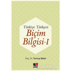 Kesit Yayınları - Türkiye Türkçesi Biçim Bilgisi - 1