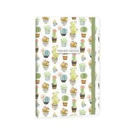 Keskin 13x21 80 Yaprak Çizgili Trendy Notes Cactus Love Beyaz Defter