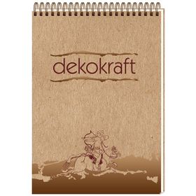 Keskin 144001 Dekokraft A4 Spiralli 100 Yaprak Çizgili Bloknot