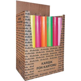 Keskin 201300-99 25x35 110 GR 10 Adet Karışık Poşetli Fon Kartonu