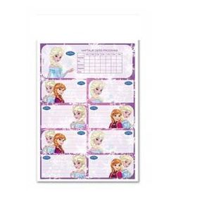 Keskin 220120-71 Frozen 20'li Ders Programlı Okul Etiketi