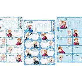 Keskin 220120-71 Frozen 20'li Ders Programlı Okul Etiketi