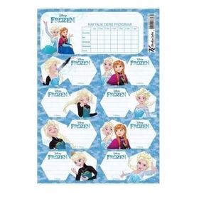 Keskin 220120-71 Frozen 20'li Ders Programlı Okul Etiketi