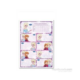 Keskin 220120-71 Frozen 20'li Ders Programlı Okul Etiketi