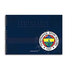 Keskin 300215-65 Fenerbahçe 15 Yaprak 25x35 cm Spiralli Resim Defter