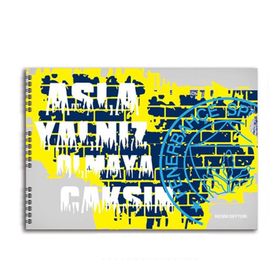 Keskin 300215-65 Fenerbahçe 15 Yaprak 25x35 cm Spiralli Resim Defter