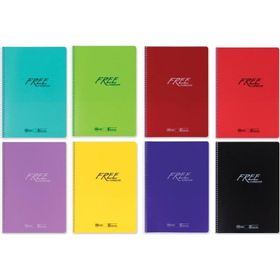 Keskin 320392 Free A4 PP Kapak 40 Yaprak Kareli Spiralli Defter