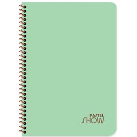 Keskin 324451-99 Pastel Show A4 PP Kapak 120 Yaprak Çizgili Spiralli Defter