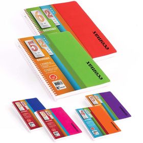 Keskin 350983T Ecomax Plastik Turuncu Kapak Spiralli A4 210 Yaprak Kareli Defter