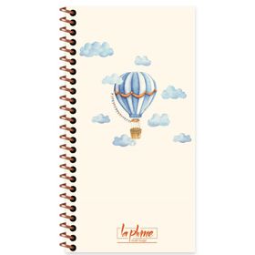 Keskin 417996 10x19 Mavi La Plume Ballons 80 Yaprak Düz Sert Kapak Defter